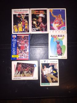 7 Michael Jordan Basketball Cards 