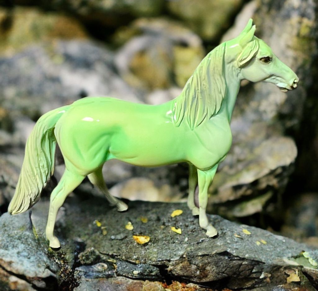 Peter Stone USA Chips 2004  Jade Green Morgan Stallion Limited Edition 