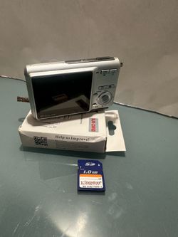 Casio Exilim Digital Camera Bundle w/ Memory Card and Charger
