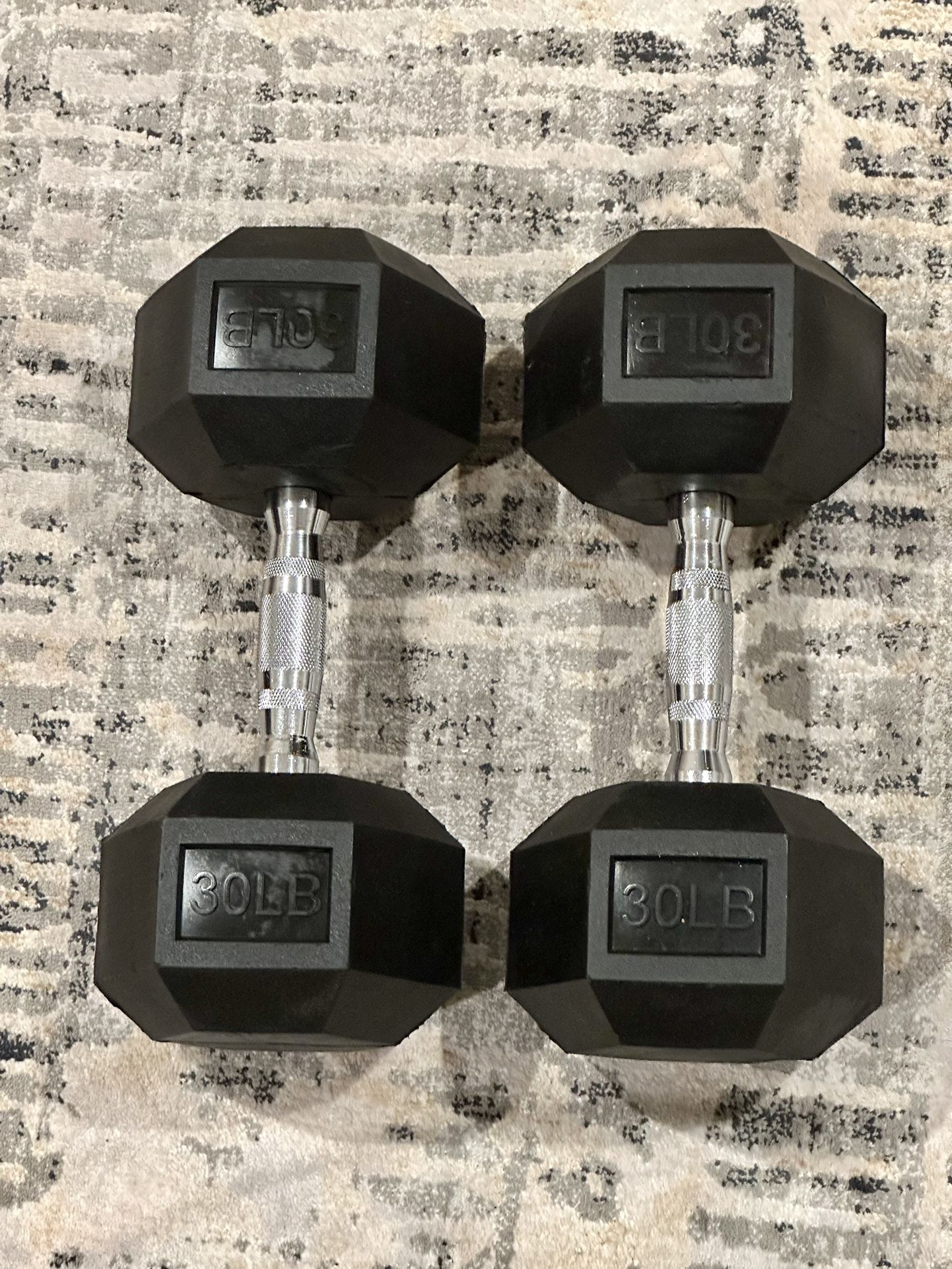 30 lbs Dumbbells set