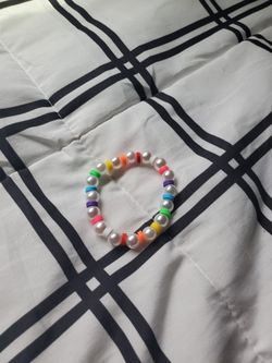 Rainbow Pearl Bracelet 