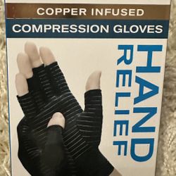 Copper Fit Compression Gloves 