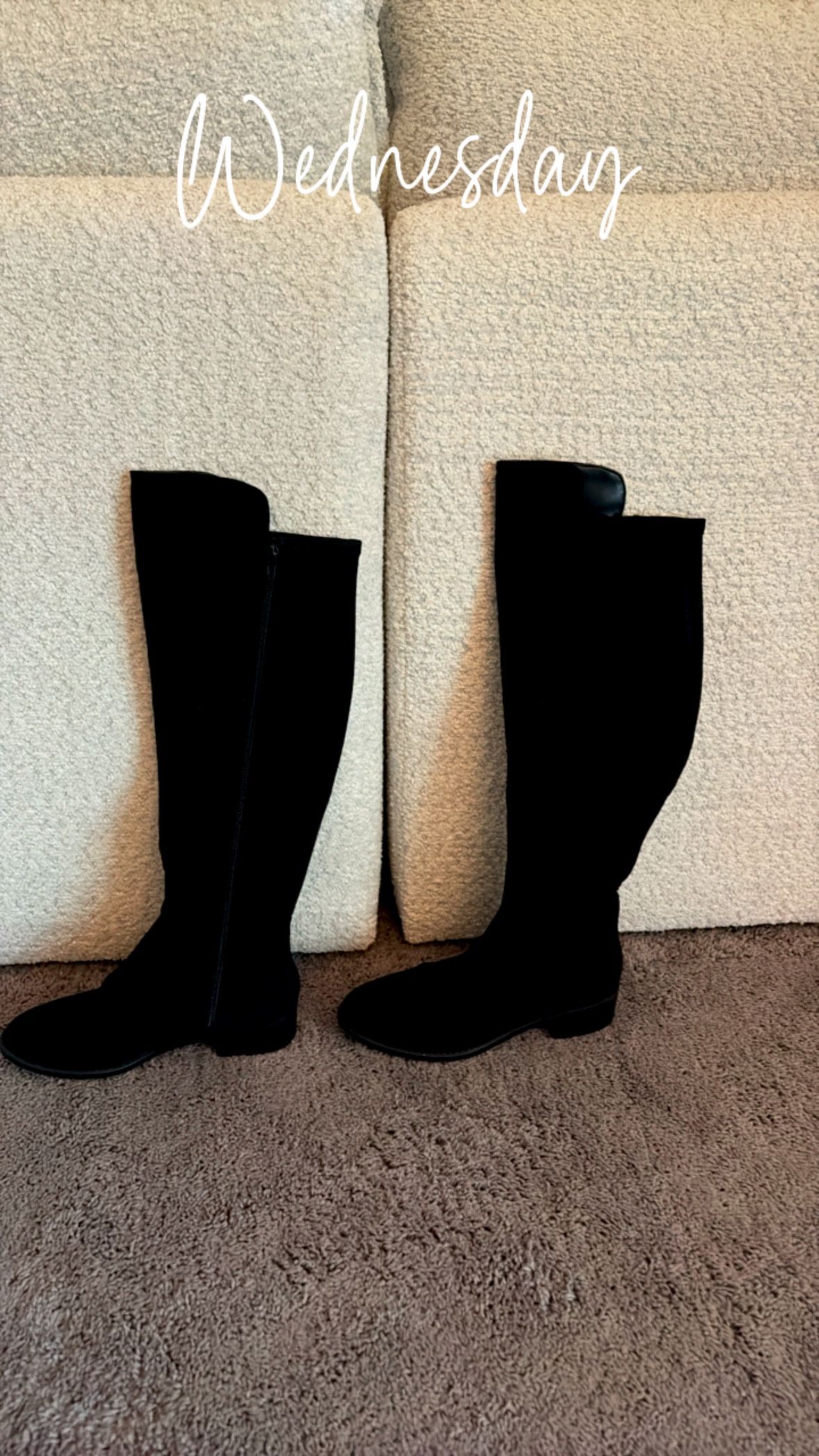 New Women’s Black Knee High Boots