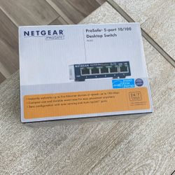 Pro Safe Five Port 10 Out Of 100 Desktop Switch