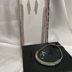 Bracelet, Necklace Earring Set