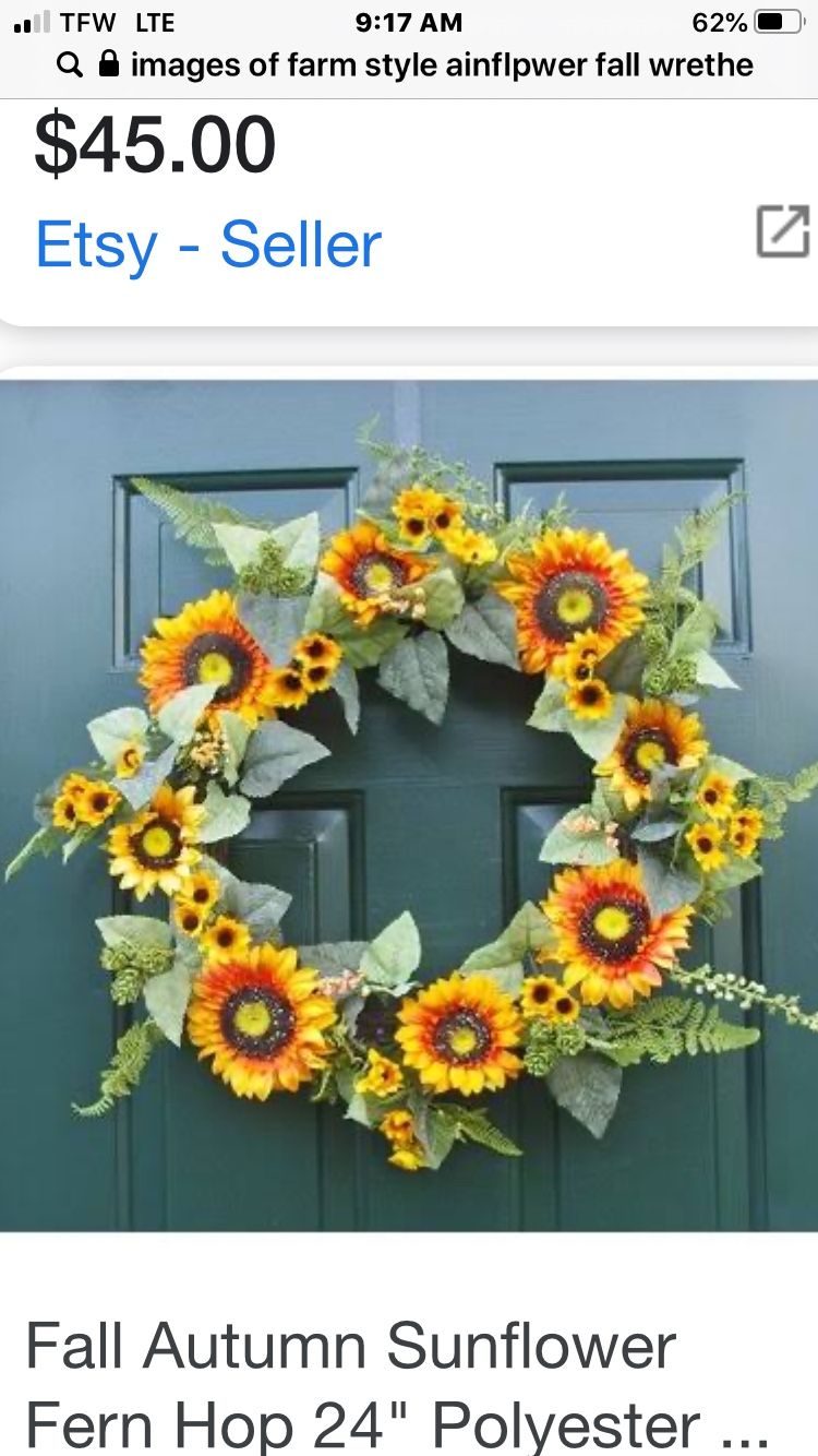 Sunflowers fall reef beautiful look to ur door