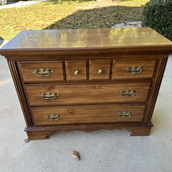 Solid Wood Antique Dresser 
