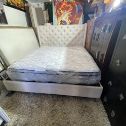 King Bed Frame And Mattress 