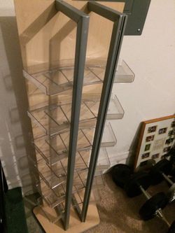 Display shelf. Shoes etc