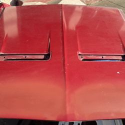 1967/1968 Mustang Hood With Vents And Accessories $450