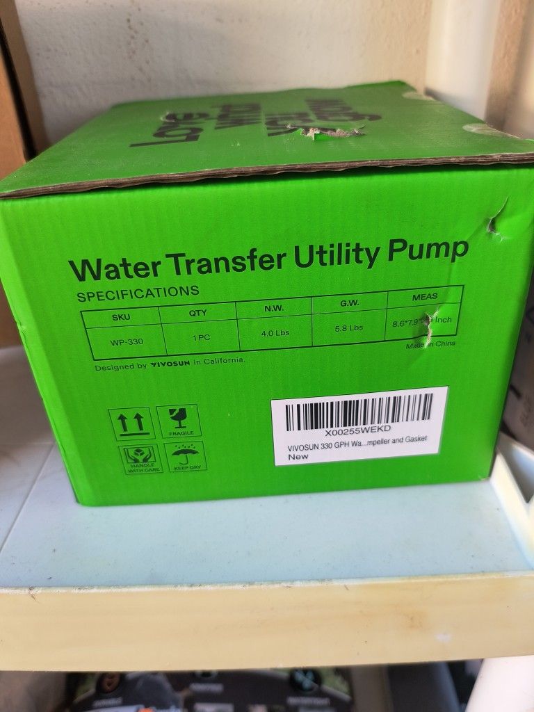 Water Utility Pump
