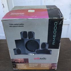 Polk Audio Speaker Set RM6000 New In Box Make Offers