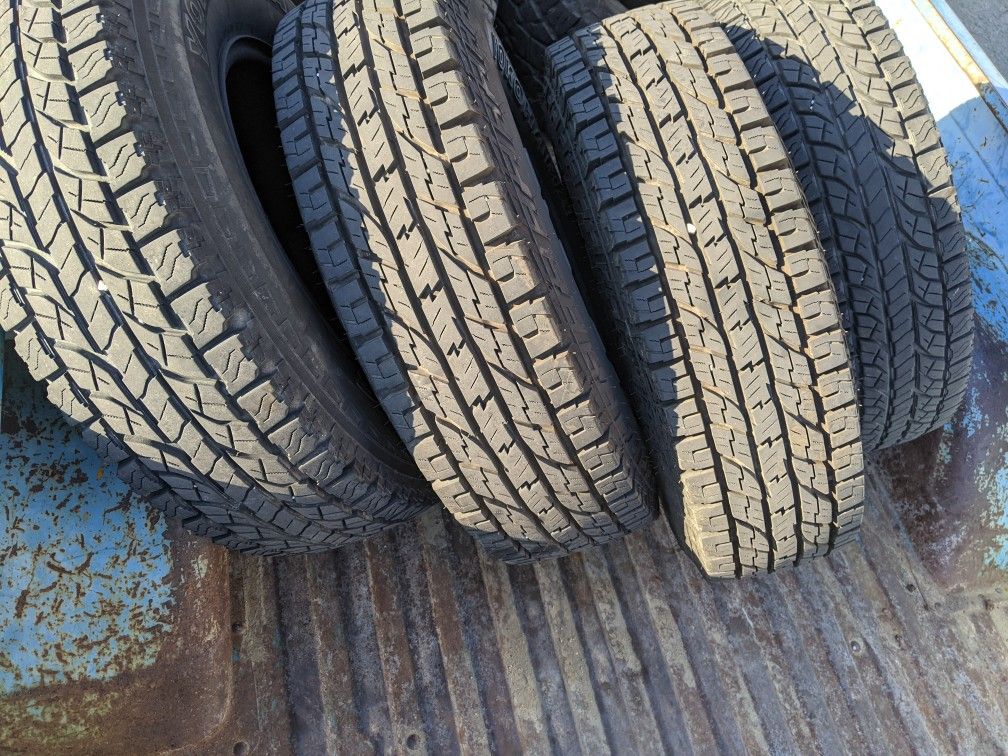 Stock 72 C20 Wheels With Like New Tires 8x6.5 235x85x16
