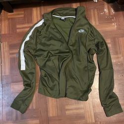 Green Nike Hoodie Size Large