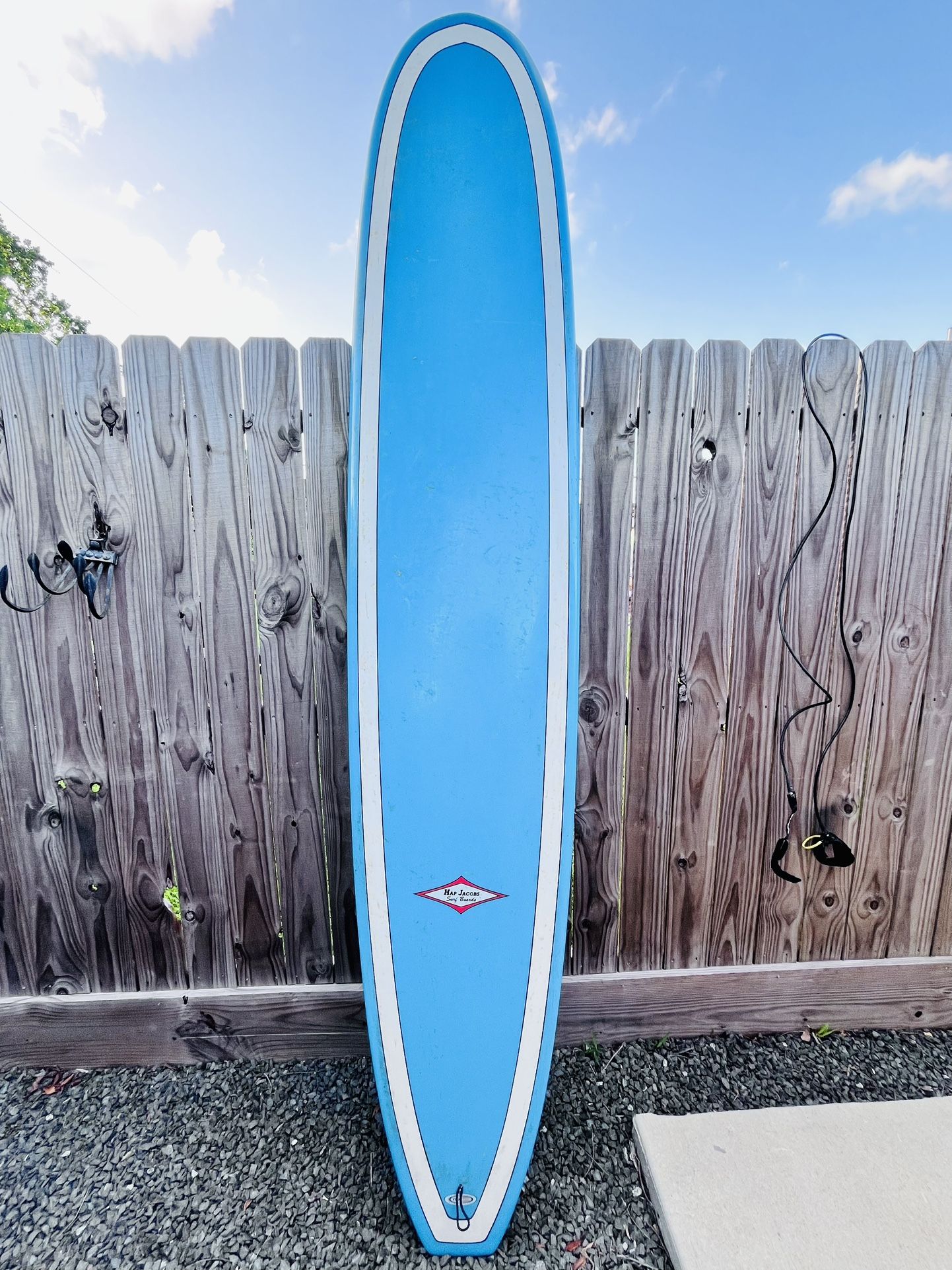 Hap Jacobs Tuflite Nose Rider 9'6” Surfboard With Dakine Bag And
