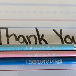  Back-to-School Bundle – Custom Name Tag + 12 Engraved Pencils