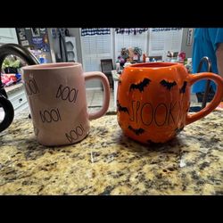 Bundle of Coffee Mugs, 1st Two Are Rae Dunn