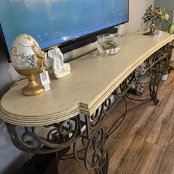 Antique-Style Console Table
