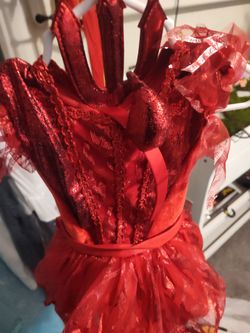 2 t little girl devil costume with accessories