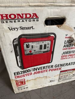 Honda new in box generator