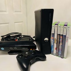 Xbox 360 With 6 Games