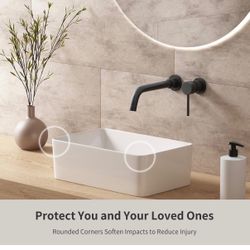 Small Bathroom Sink Above Counter: 14″x9″ Retangle Vessel Sink 2023 