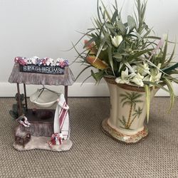 Beach Bum Candle Holder And Vase