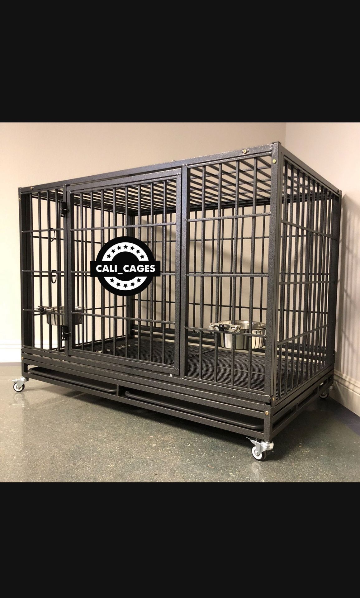 Dog Pet Cage Kennel Size 48” Xl With Grid And Trays New In Box 📦