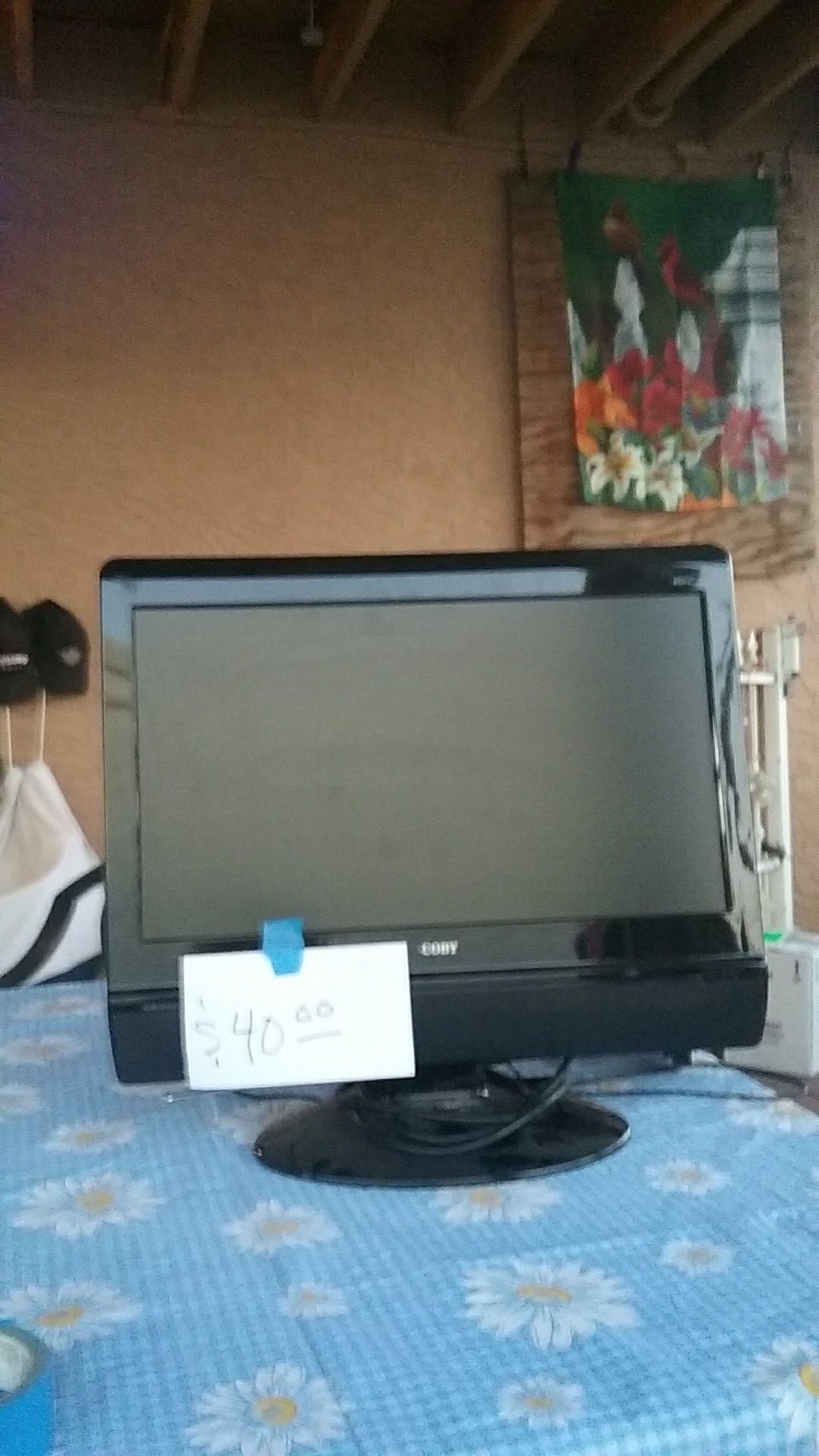 18 inch Coby color flat screen TV