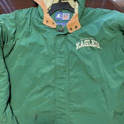 Vintage Eagles Jacket X L Starter 