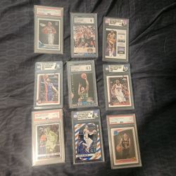 LOT of 6 NBA Slabs Basketball Cards! Only $15 each. 4th of July weekend sale!