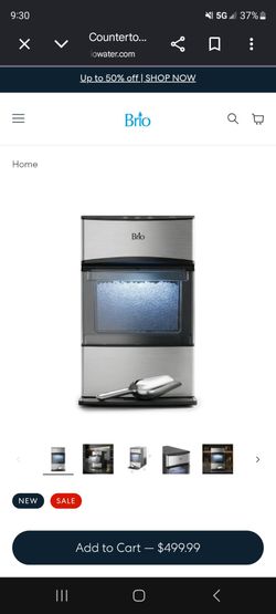 Brio Countertop Nugget Ice Maker