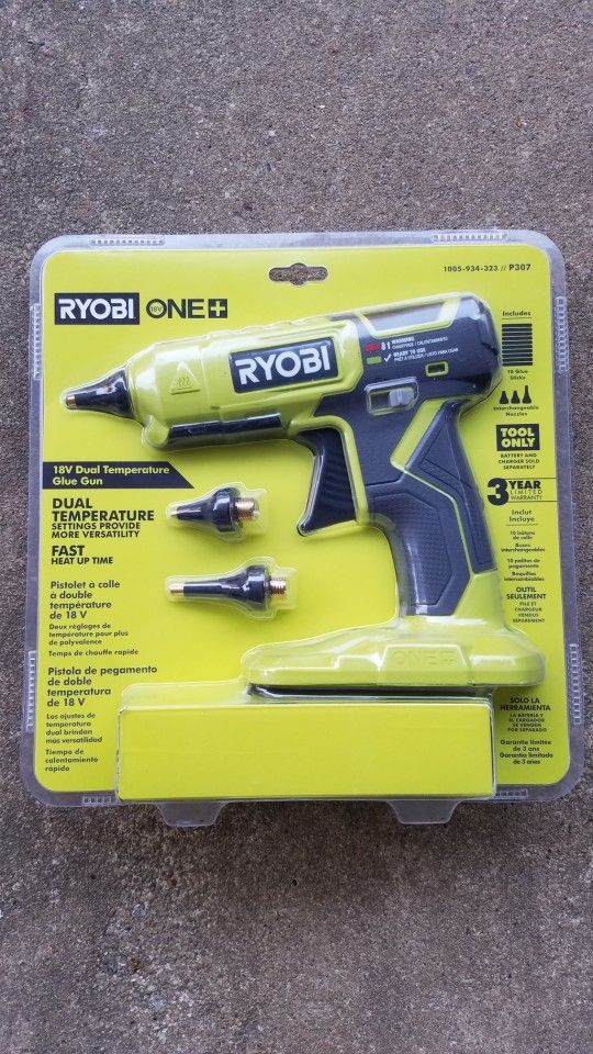 Ryobi Dual Temp. Glue Gun