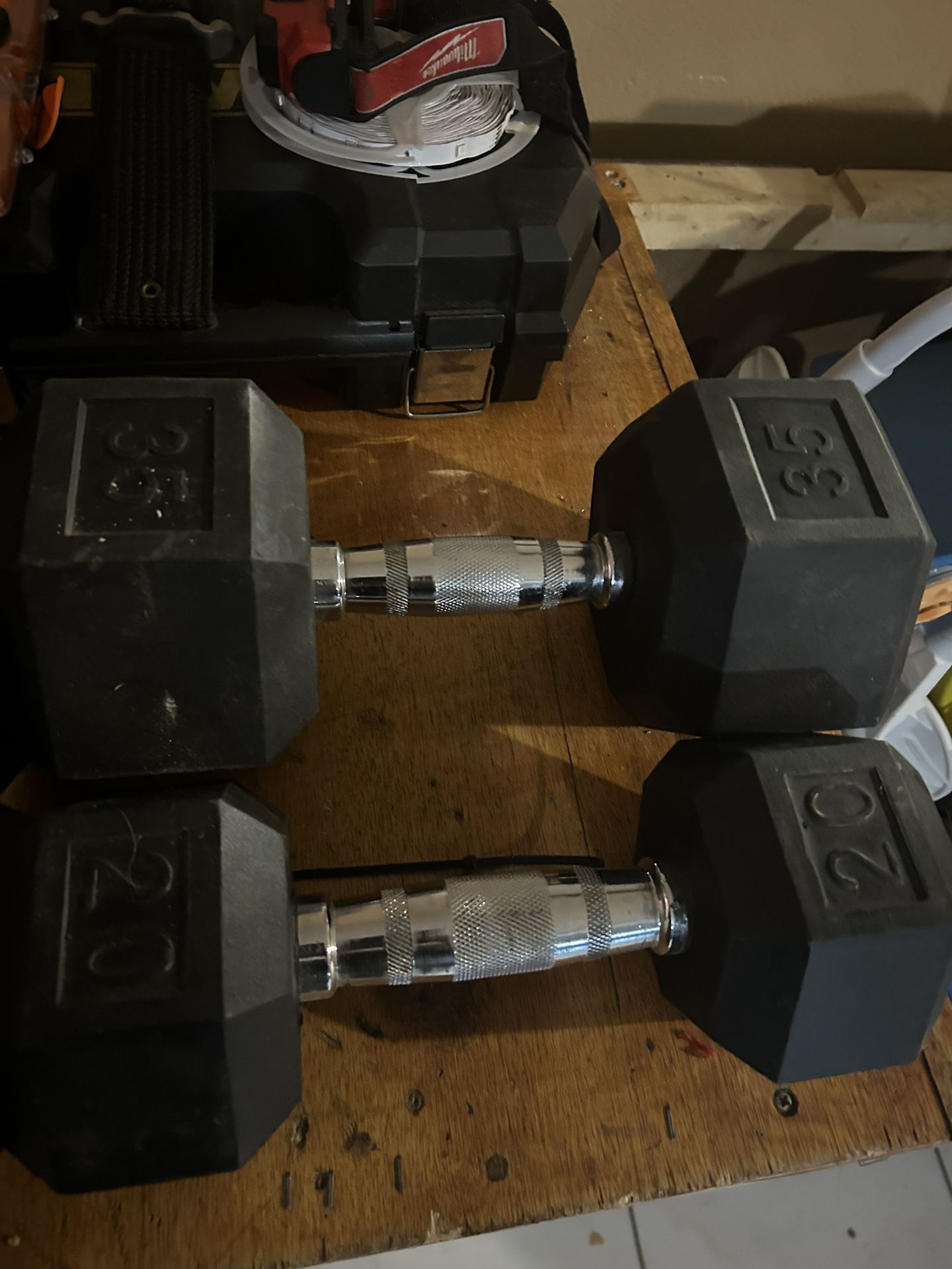 1 Pair CAP Barbell Coated Dumbbell Weight