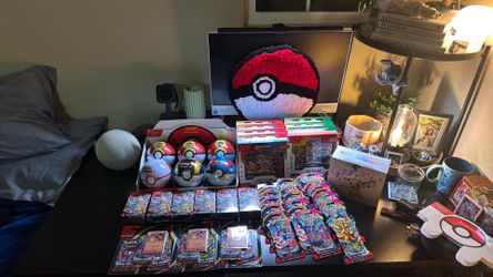 Pokemon Cards ETBS, Sleeves and First Partners