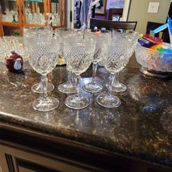 7 Vintage D Arquest Luminark Goblets