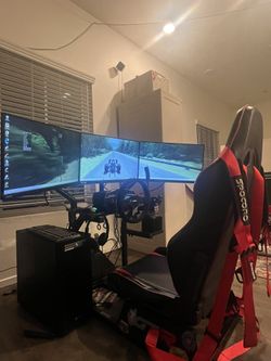 Monitor Clearance 24”  for sim racing, gaming, racing cockpit  lenovo T24i 