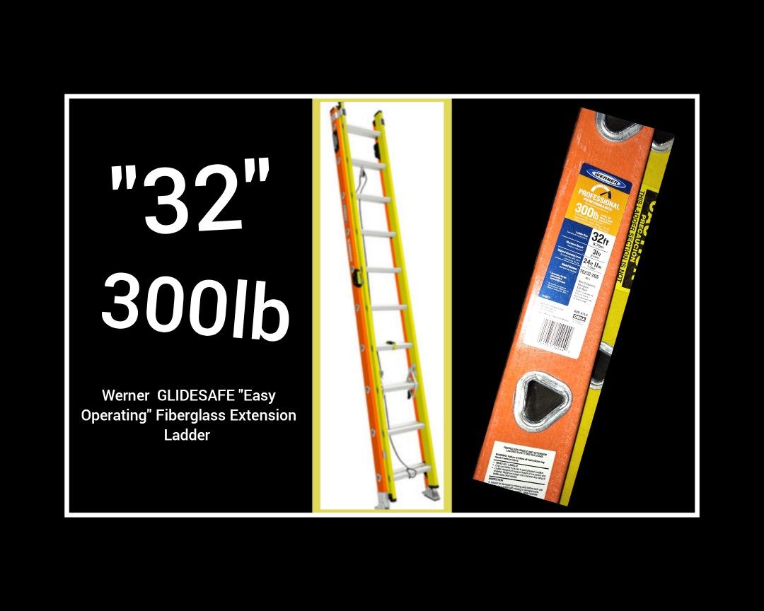 32" Werner Glider Professional Ladder