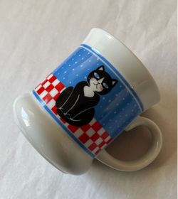 Vintage 10-oz Centerpoint SF Black Cat Mug