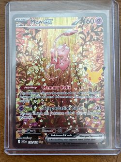 Mew ex 152. 30th Anniversary (Near Mint)