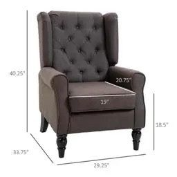 Homecoming Wingback Accent chair