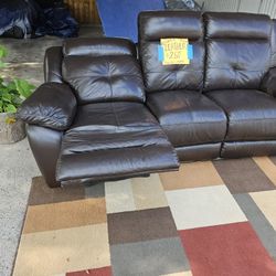 Nice Leather Sofa Recliner! 
