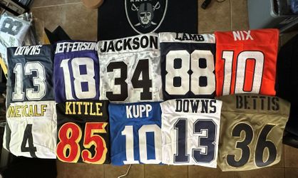 OVER 85 TEAMS IN STOCK UP TO MENS 6XL - WE CAN ORDER ANY TEAM, ANY PLAYER, ANY COLOR