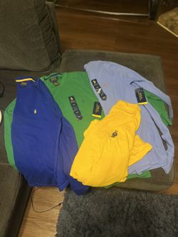 ASSORTED POLO SHIRTS: RARE COLORS SZ. L-3x