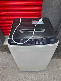 Nictemaw 7.0KG Full Automatic Portable Washing Machine w/ Drain Pump – Apartment/RV/Dorm