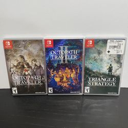 Octopath Traveler I & II + Triangle Strategy Nintendo Switch