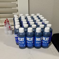 InkJet Stencil Ink – 4oz Bottles (Brand New)