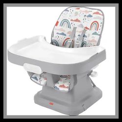 FISHER PRICE SPACESAVER SIMPLE CLEAN HIGH CHAIR(NEW)