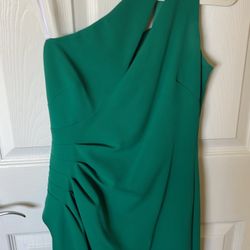 Betsy Adam Green long evening dress size 2 