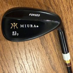 RH MIURA 52° wedge BB&F Refinished FLANIGAN BILT Black N-Eleven KBS Hi-Rev 2.0